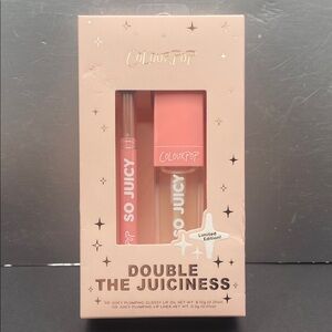 ColourPop So Juicy Lip Gloss Set - Tease and Clear